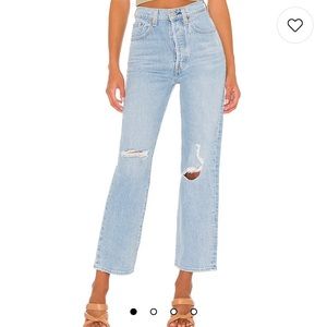 Levi’s rib cage straight ankle jeans
